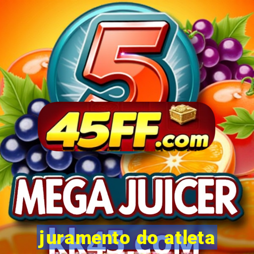 juramento do atleta
